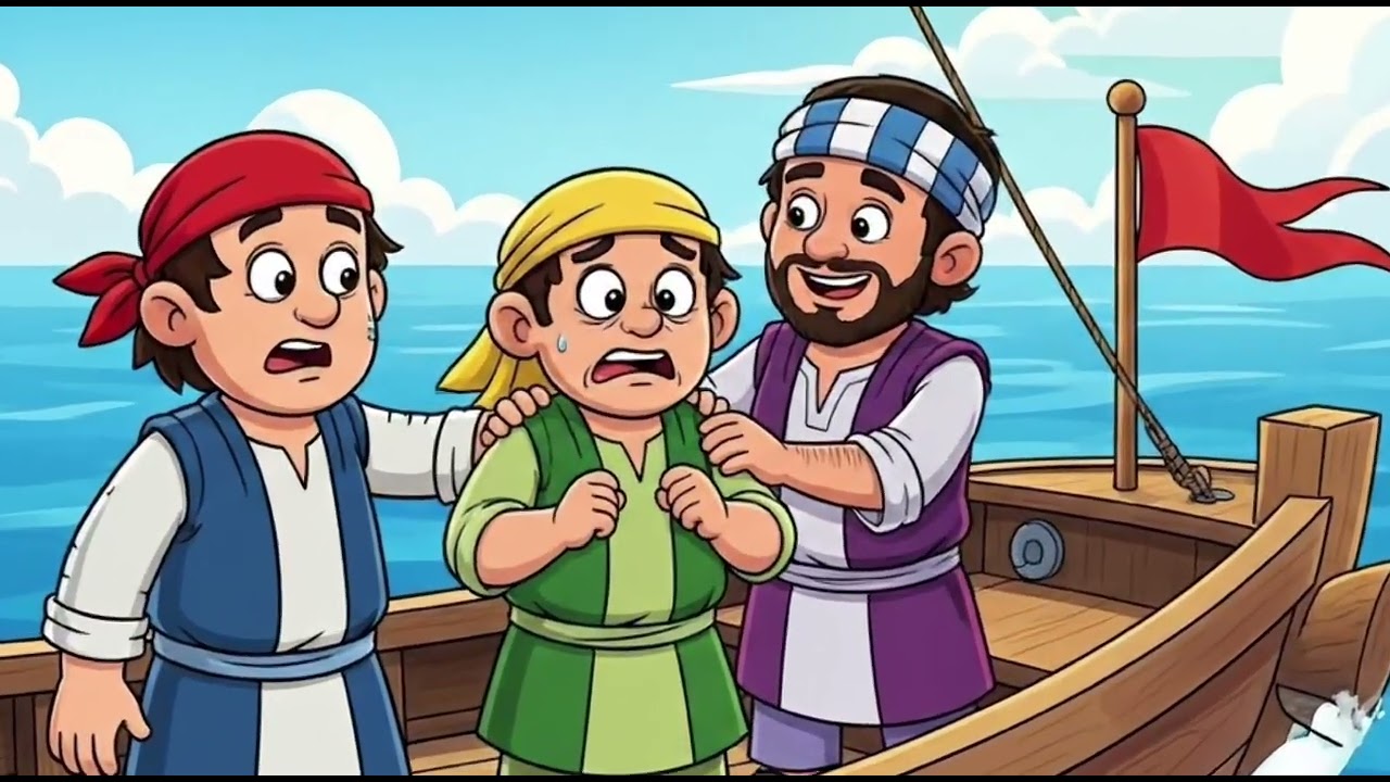 Jonah and the Whale 🐋 | God Gives Second Chances | Kids Bible Story #JonahAndTheWhale#GodForgives