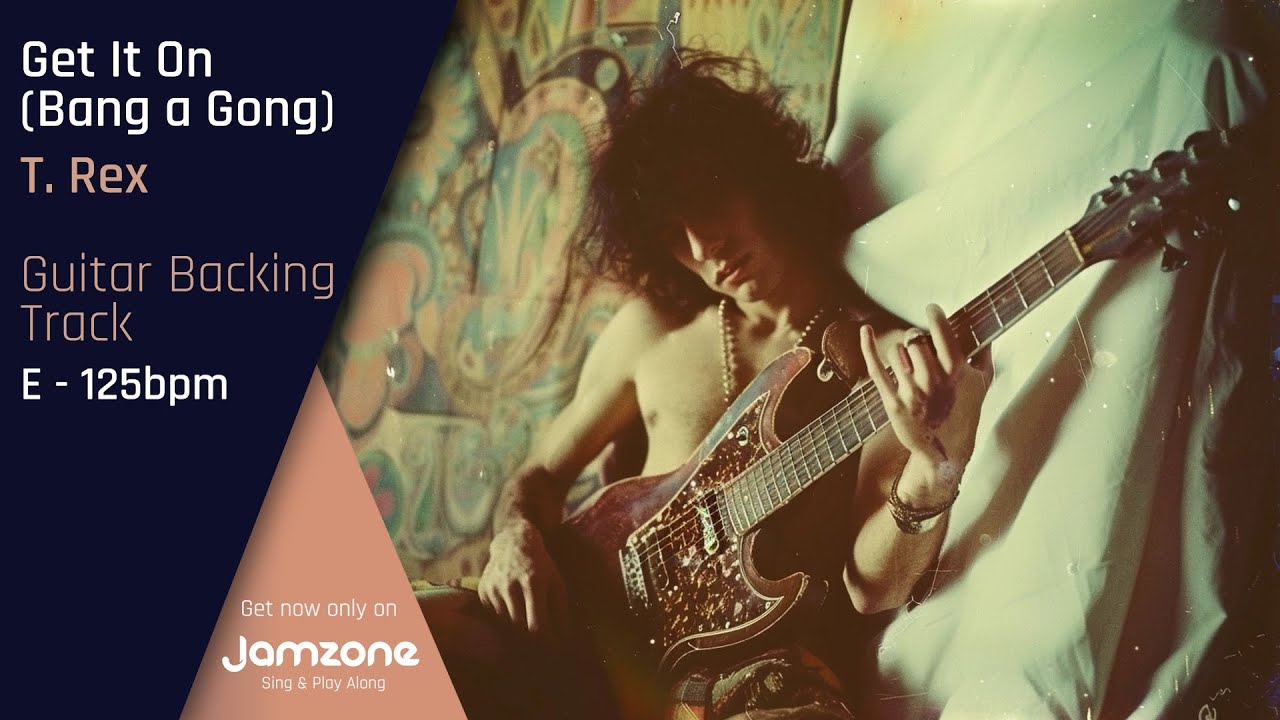 Guitar Backing Track | Get It On (Bang a Gong) - T. Rex