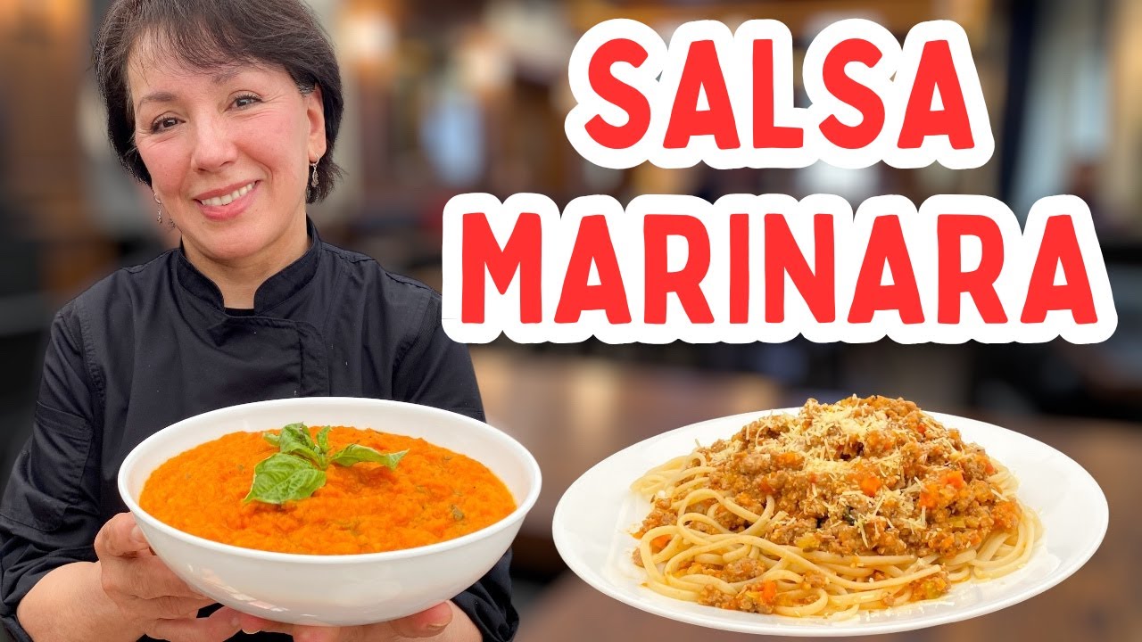 CÓMO HACER SALSA MARINARA Y ESPAGUETI BOLOÑESA | Pasta Bolognese Casera