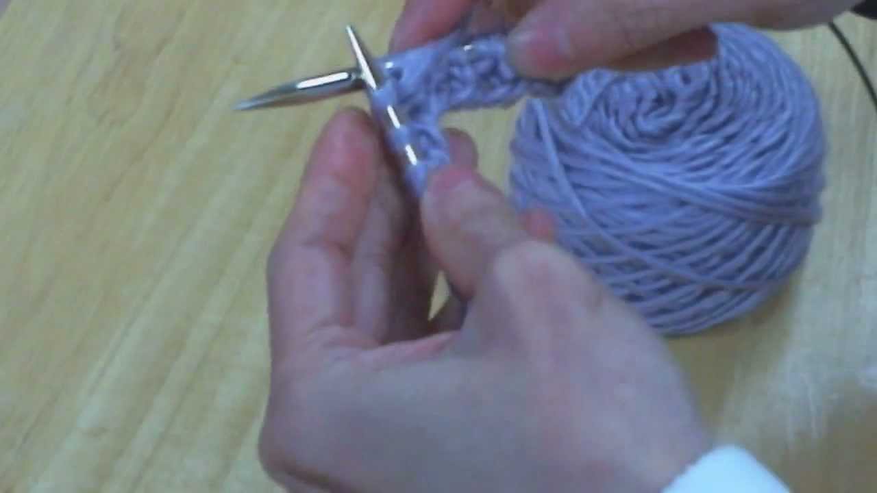 Lace Knit Reversible Cable Scarf - Rows 1-4 (Part 1 of 4)