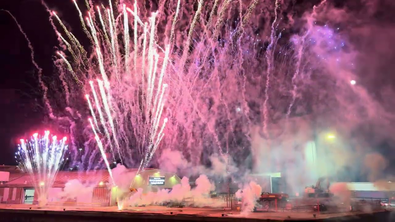 Firework in Southampton harbour 
