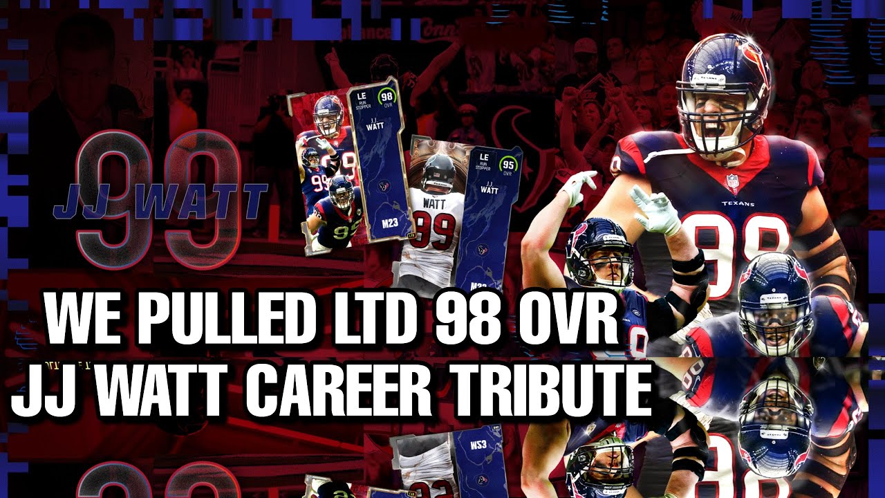 WE PULLED LTD 98 OVR JJ WATT CAREER TRIBUTE LETS GOO!!! | MADDEN 23 ULTIMATE TEAM