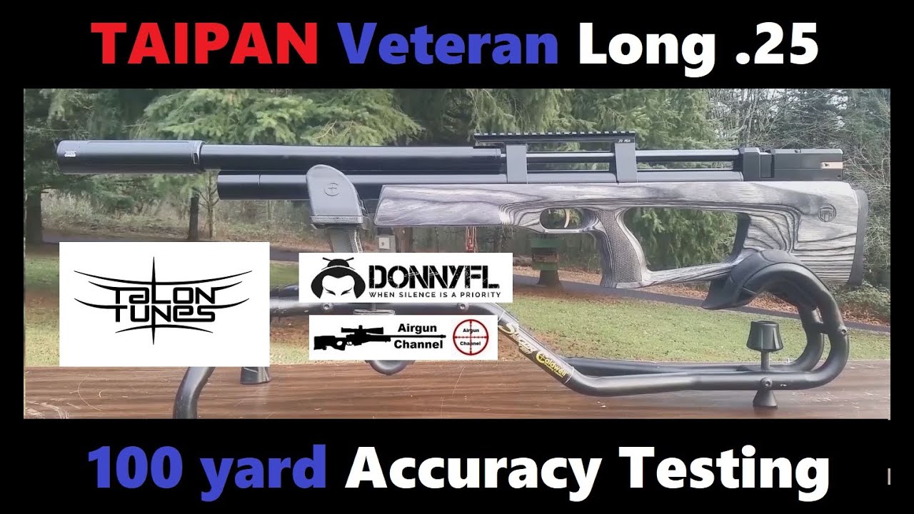 TAIPAN Veteran Long .25 (Accuracy Testing) and Review from TALON TUNES