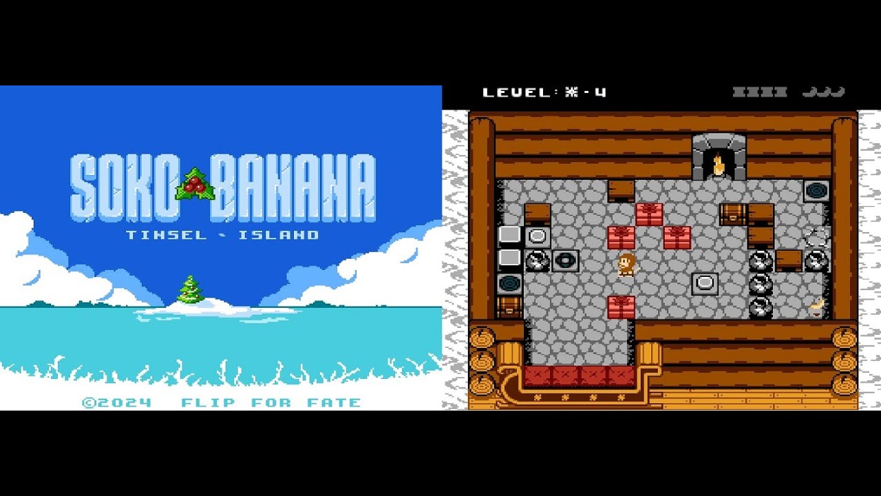 Soko Banana – Tinsel Island (Homebrew) NES - Walkthrough