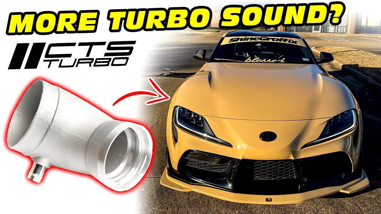 CTS Turbo High flow TURBO Inlet Pipe SUPRA MK5 Install