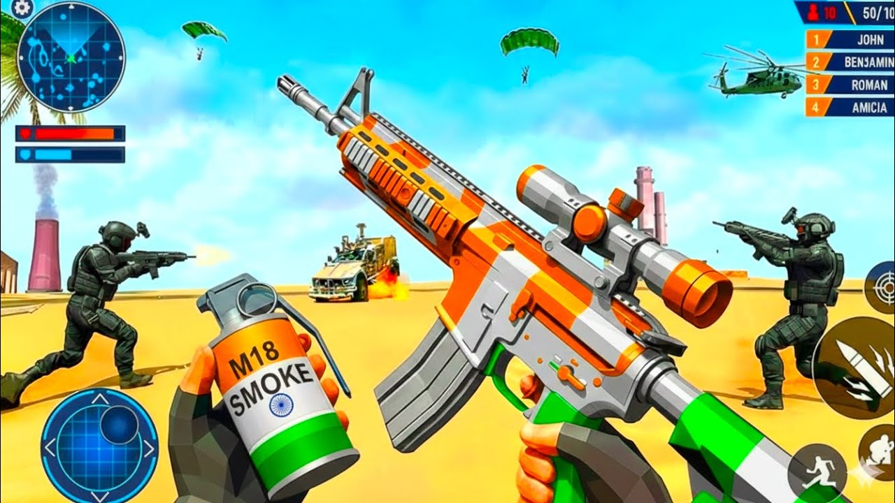 FPS Robot Shooter Strike Anti-Terrorist Shooting Android GamePlay