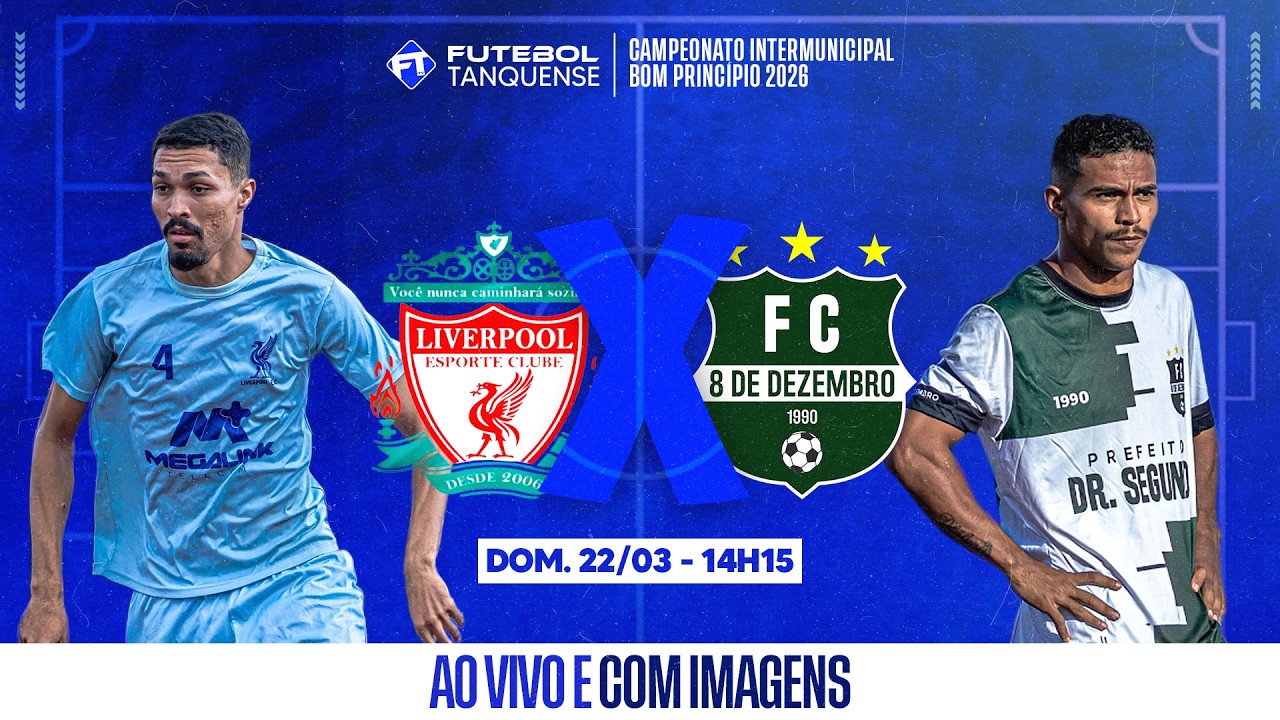 LIVERPOOL X OITO DEZ | 1&ordf; RODADA | CAMPEONATO INTERMUNICIPAL DO POVOADO BOM PRINCIPIO 2026 | AMADOR