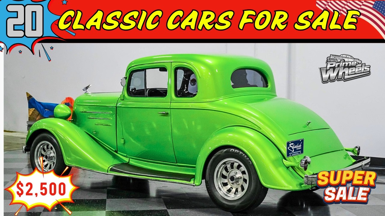 20 Cheap Classic Cars For Sale by Owner today