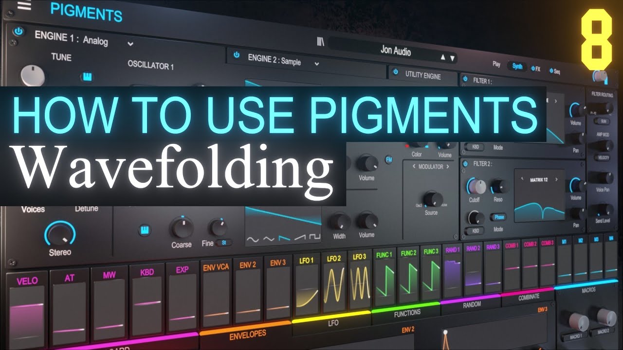 Wavefolding PART 8 | Arturia Pigments 3.5 Tutorial