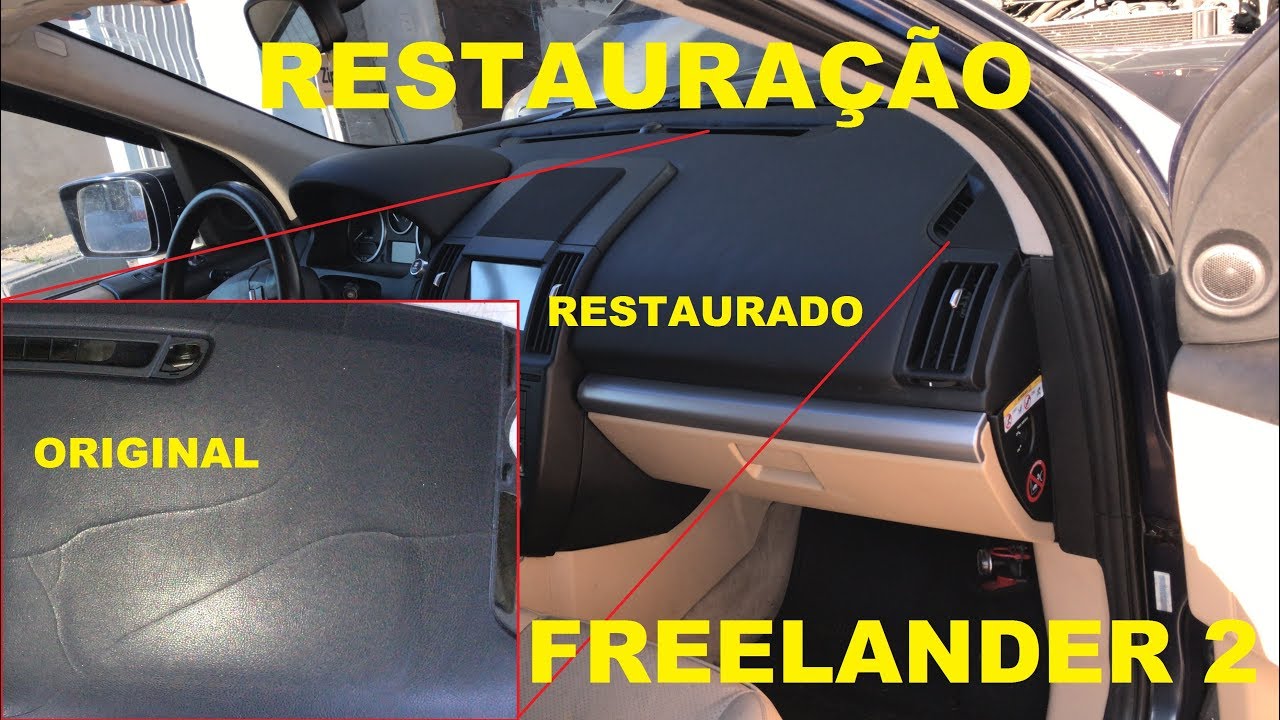Restauração painel de instrumento da Freelander 2 - NASSCAR Scanners