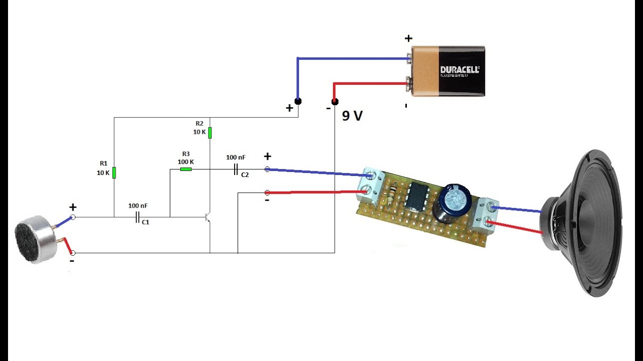 Construye tu amplificador de microfono !!