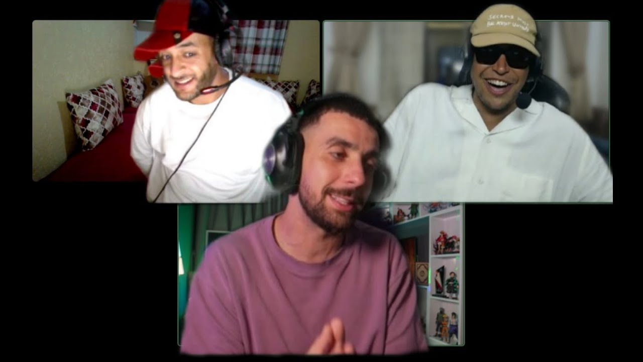 psyhoch ou sabiri mtal3inha 3la lil paty 😂|| amjnn stream 😂😂