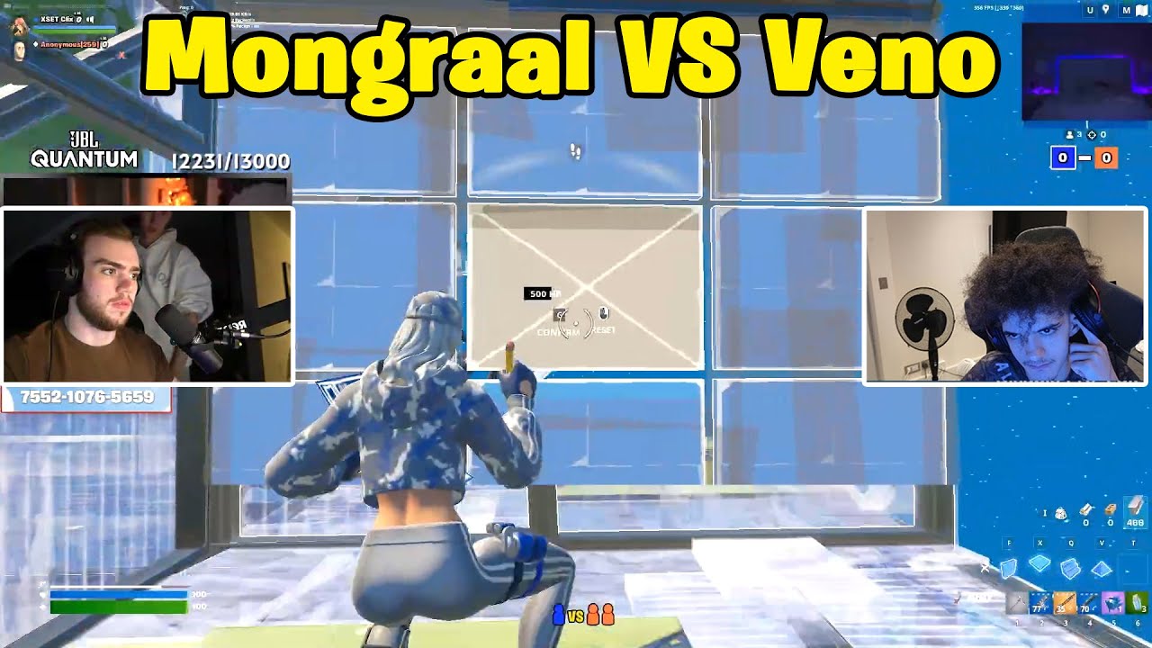 Clix and Mongraal VS MrSavage & Veno 2v2 TOXIC Fights!