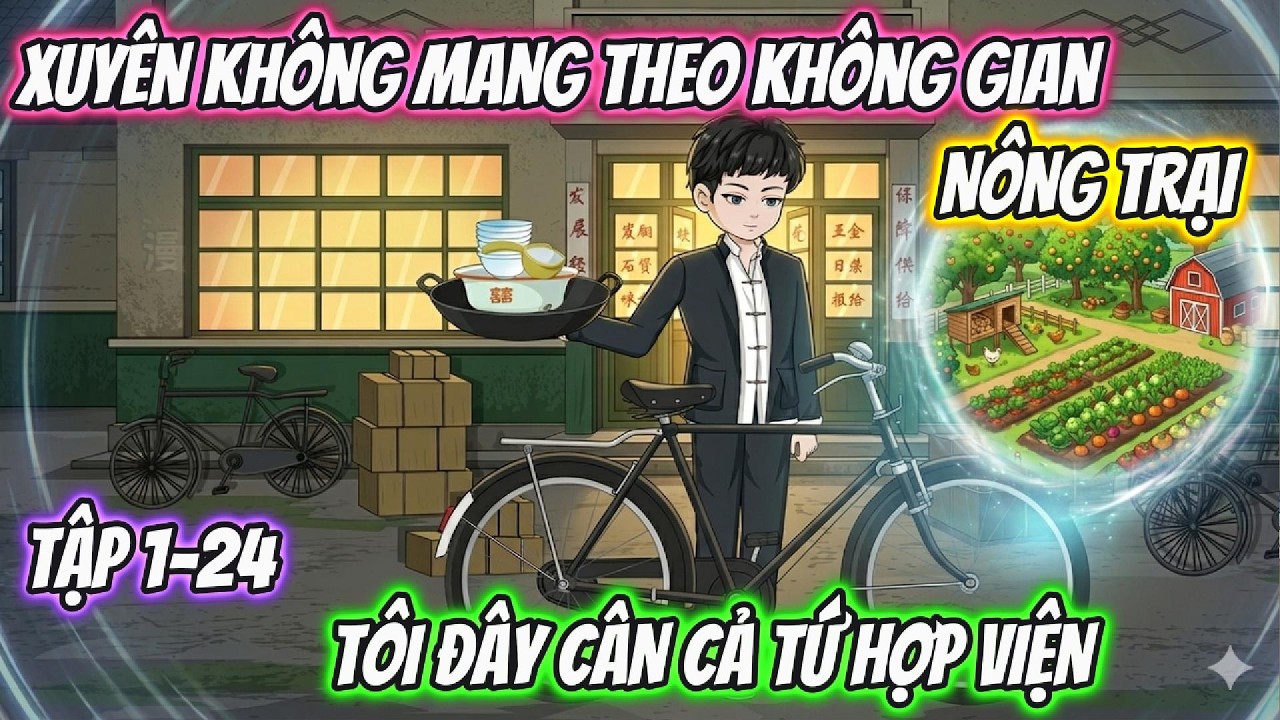 Xuyên Không Mang Theo Không Gian Nông Trại, Tôi Đây Cân Cả Tứ Hợp Viện. Tập 1-24 | Tiểu Hà Review