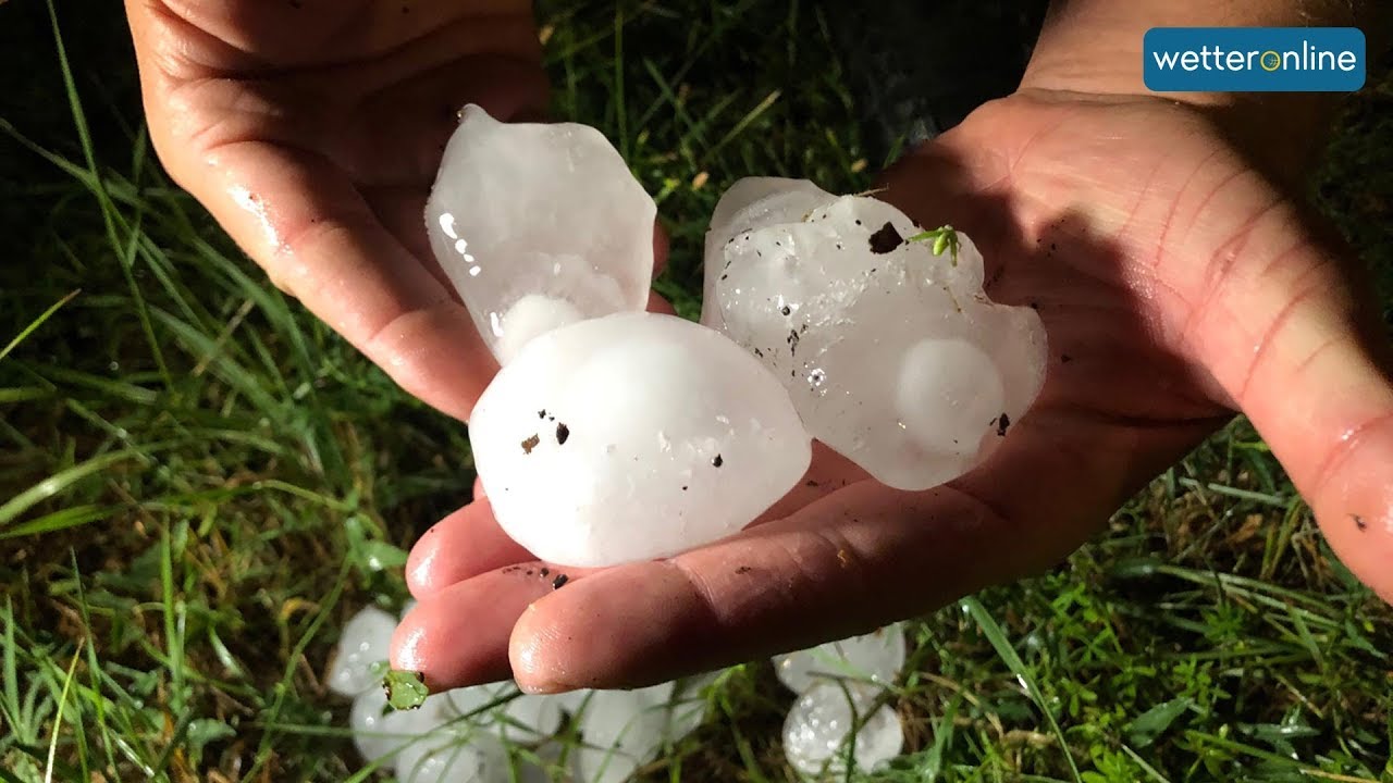 Wetter: Hagelunwetter in Norditalien (07.07.2019)