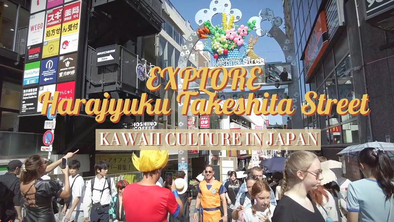 Harajyuku Takeshita Street 《Visit the Harajyuku, Kawaii culture》in Tokyo