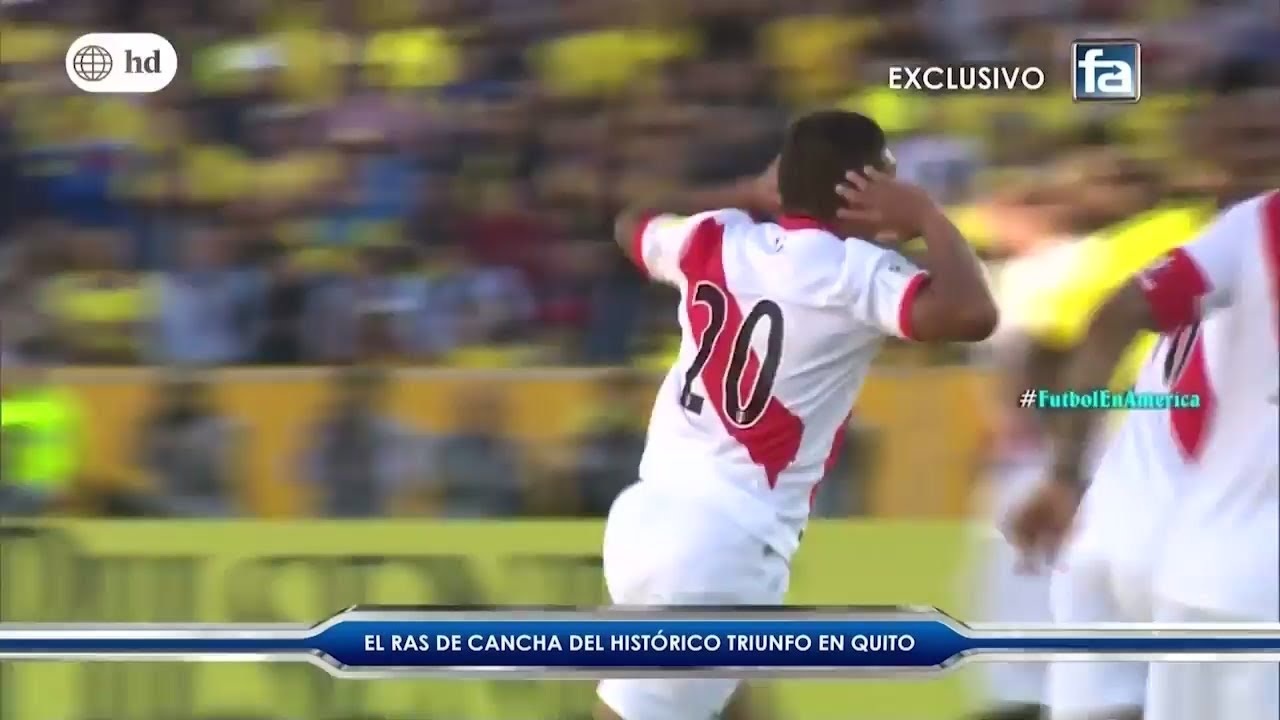 El Ras de Cancha del Historico Triunfo en Quito | Futbol en America HD (10/9/17) Peru 2 Ecuador 1