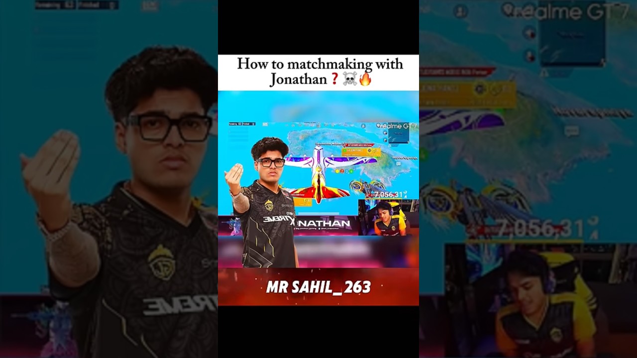 Jonathan BGMI Matchmaking Trick Play with Jonathan in Battlegrounds Mobile India #shorts #bgmi #pubg