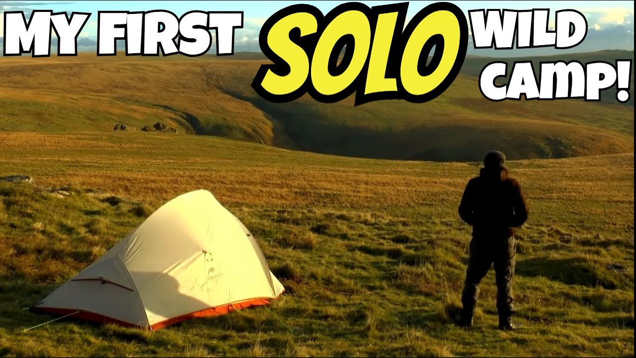 Trev's FIRST Solo Camp :Naturehike Dartmoor Winter Wild Camp