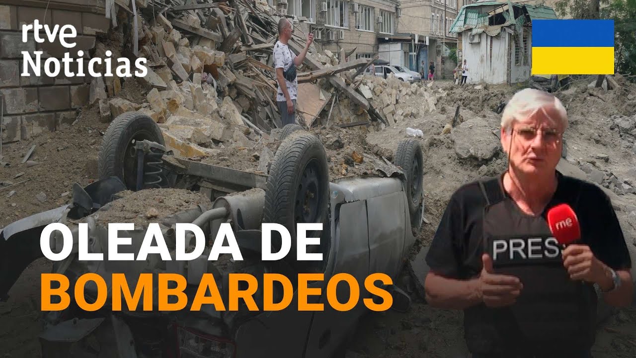 GUERRA UCRANIA: RUSIA ataca ODESA en una NOCHE INFERNAL en la que han muerto DOS PERSONAS | RTVE