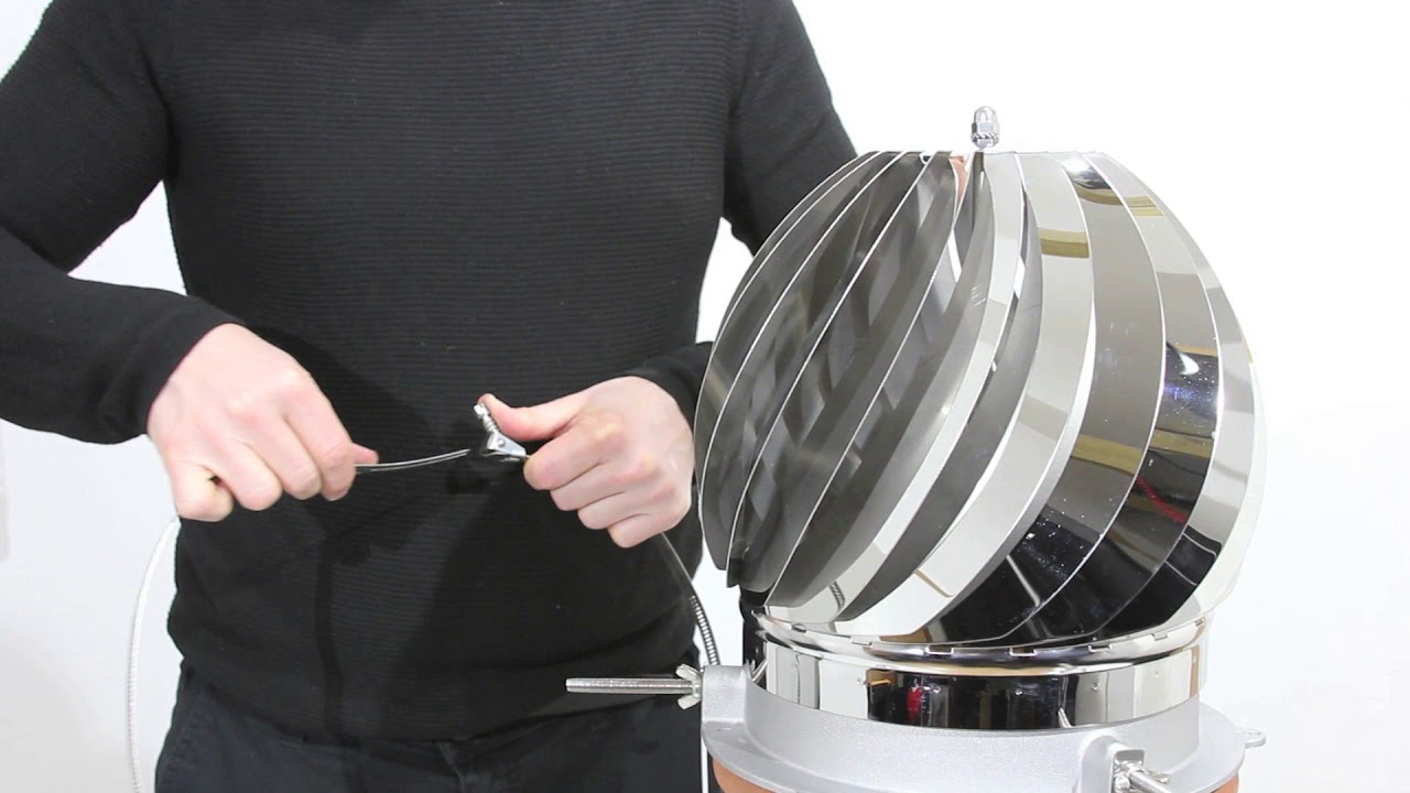 How to fit a rotating cowl: Rotorvent chimney cowl fitting instructions.