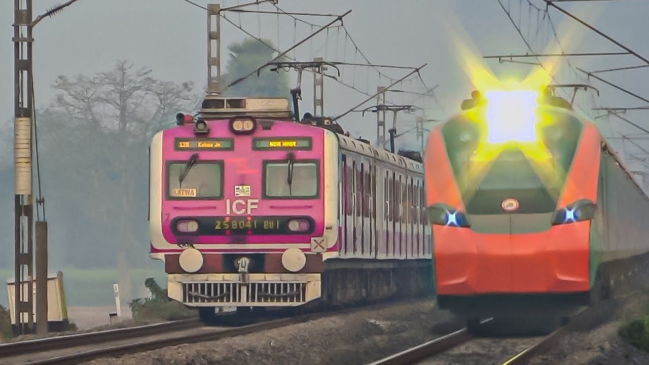 🔥 Dangerous High Speed Vande Bharat Sleeper Express Action in Railgate