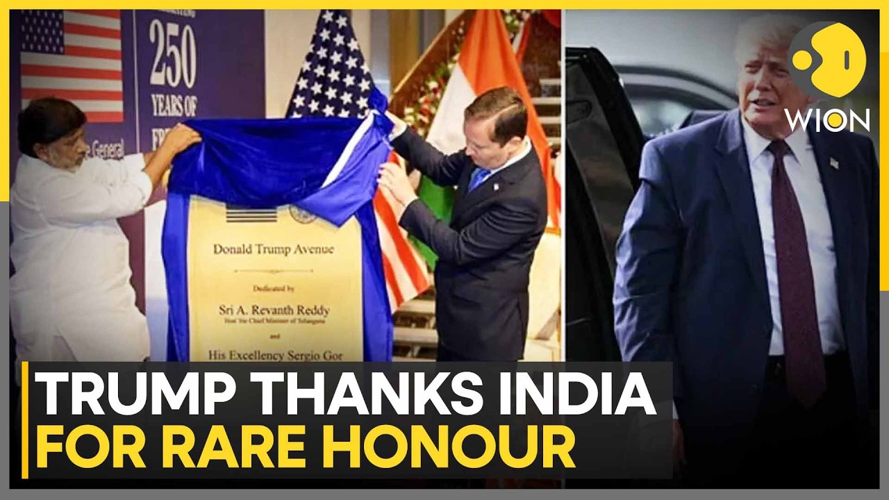 Hyderabad Names Road After US Prez Trump; US Consulate Thanks Telangana For Recognition | WION News