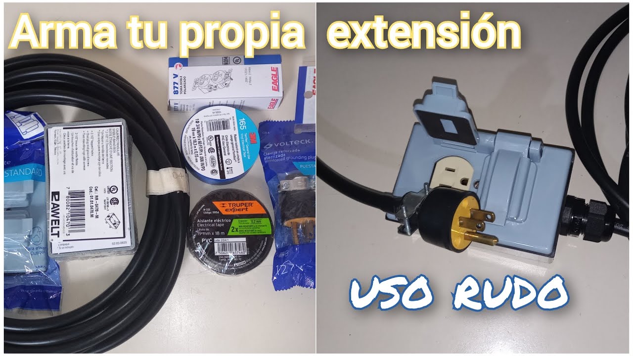 EXTENSI&Oacute;N EL&Eacute;CTRICA DE USO RUDO | PASO A PASO