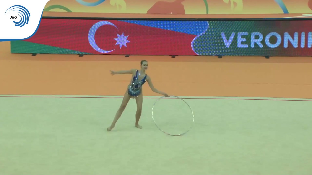 Veronika HUDIS (AZE) - 2018 Rhythmic Europeans, all around final hoop