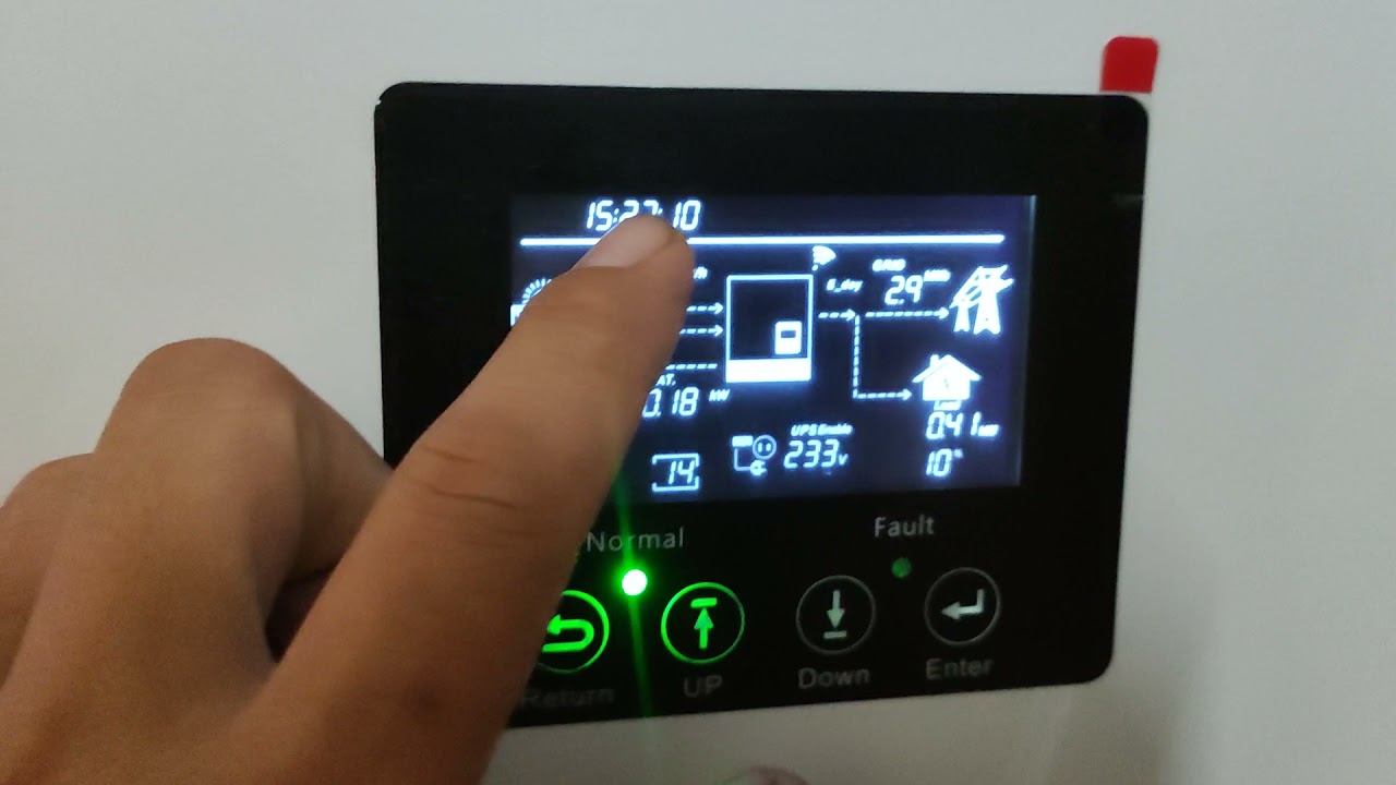 Luxpower SNA5000WPV Cài đặt chế độ hoà lưới bám tải