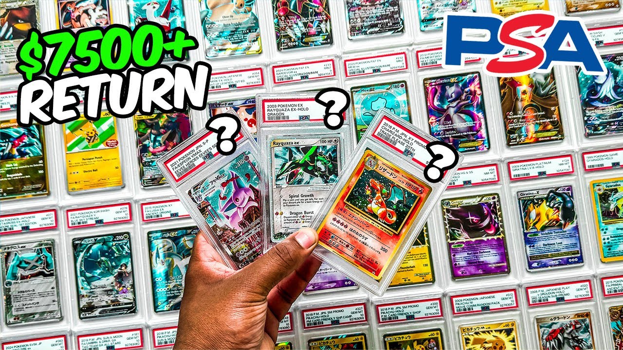 I Got $7500 Worth of Pokemon Cards Back From PSA & Here Is What I Sent…