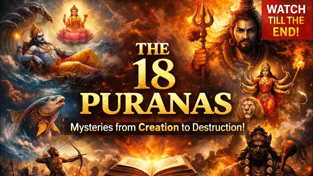 The 18 Puranas Explained: Secrets from Creation to Destruction