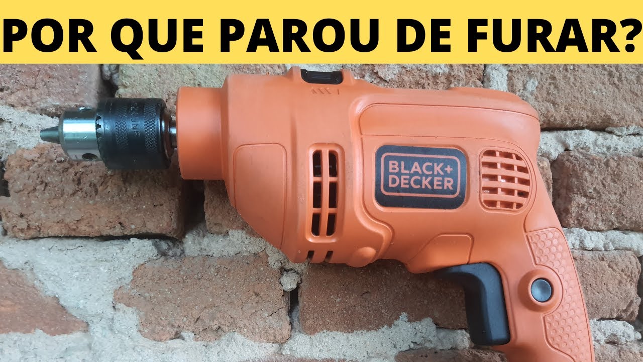 FURADEIRA BLACK DECKER - NÃO ESTÁ FURANDO - Leia a descrição!
