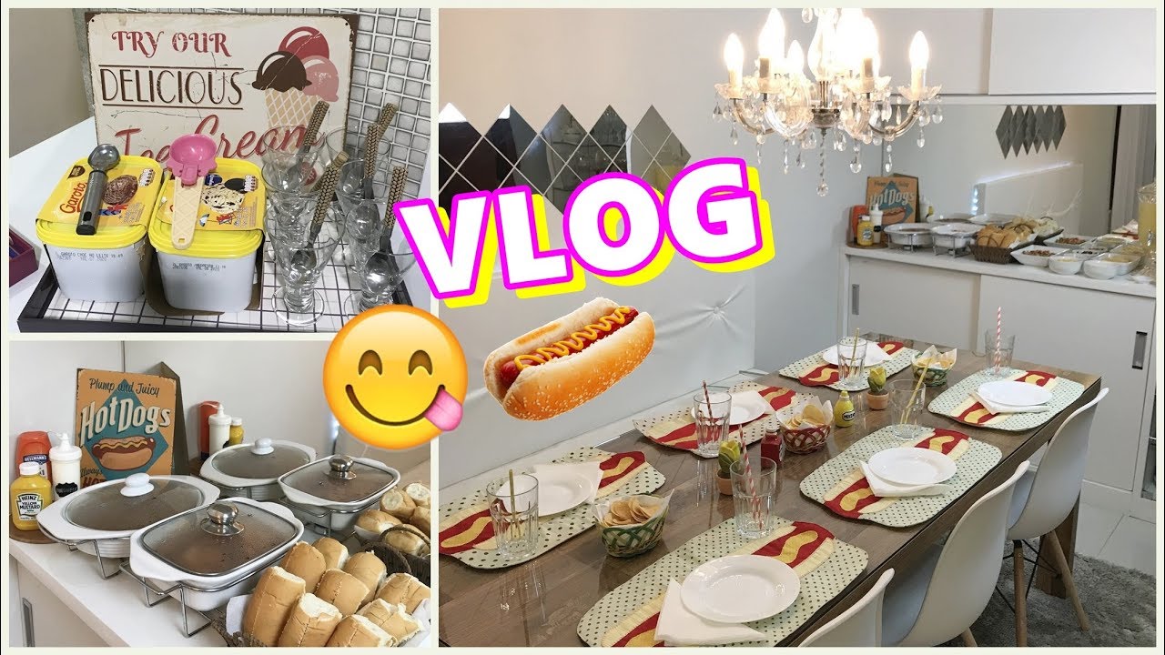 VLOG RECEBENDO EM CASA NOITE DO HOTDOG | #PahRecebe | PALOMA SOARES