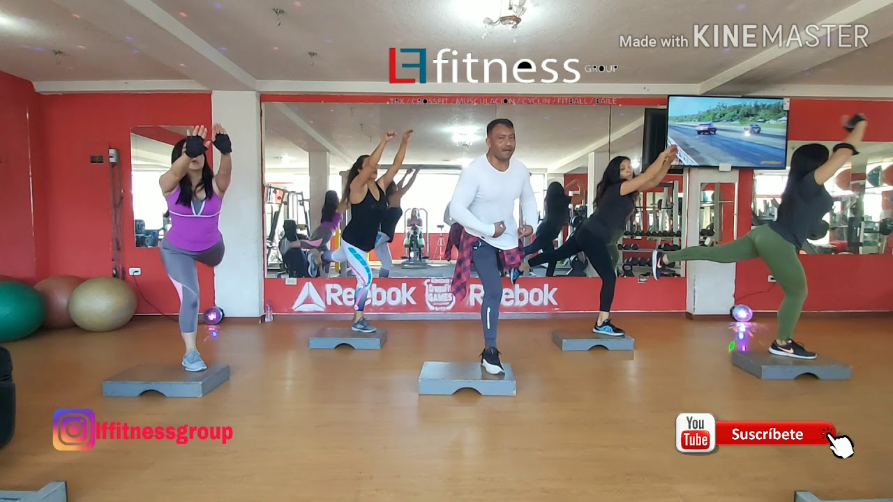 Clase de STEP AVANZADO en casa con Luis Grijalva 2020 #step #aerobica #piernas #gluteos #abdomen