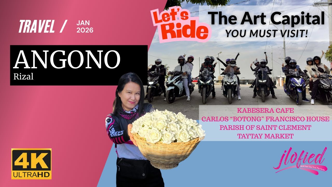 RIDING THROUGH THE ART CAPITAL OF THE PHILIPPINES | ANGONO RIZAL | ART, ROADS AND BREAKFAST