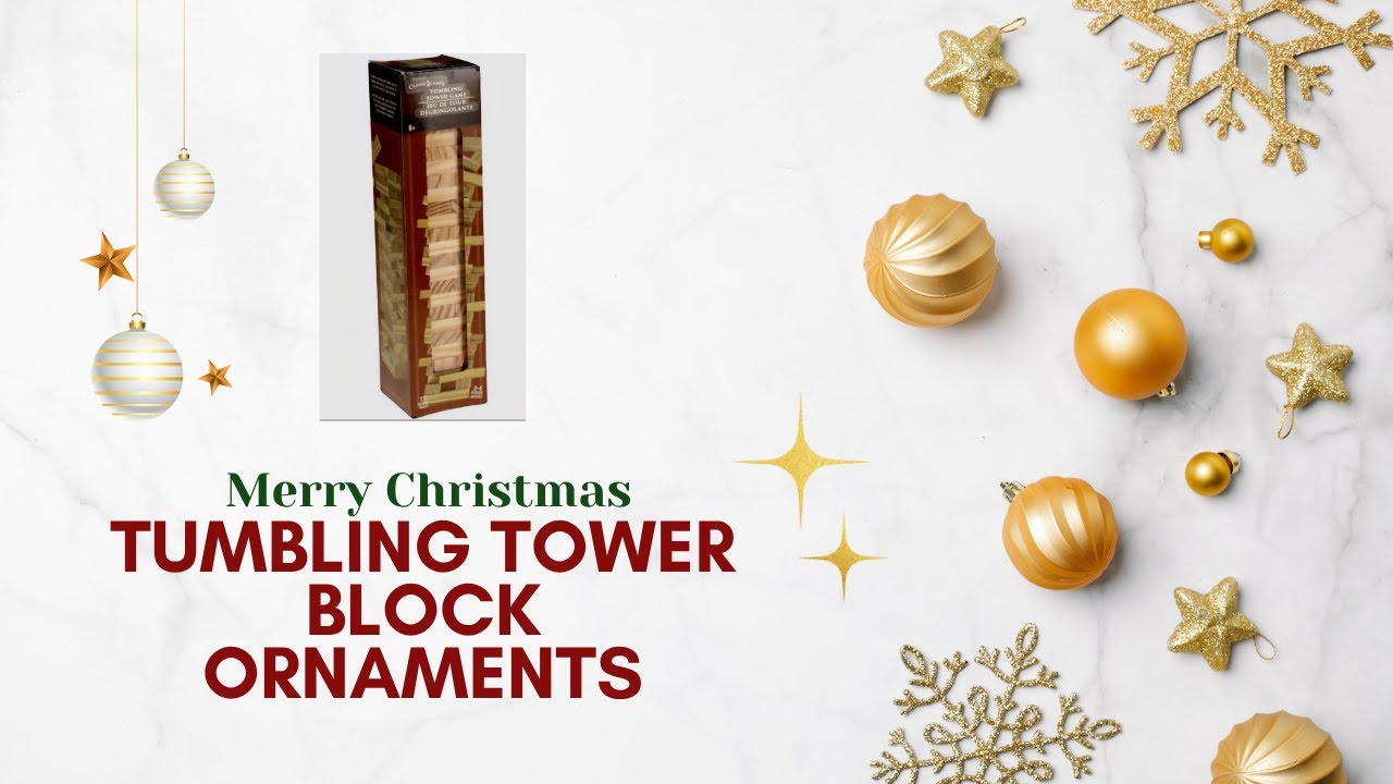 Tumbling tower block christmas