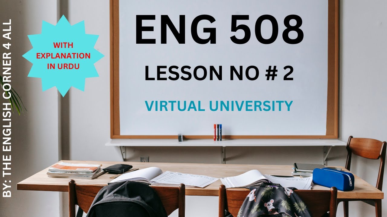 Eng 508 Lesson 2, Semantics and Linguistics, in Urdu and Hindi, Virtual University