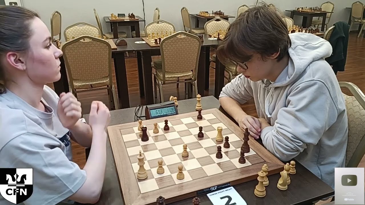 WFM Fatality (1970) vs Celentano (1920). Chess Fight Night. CFN. Rapid