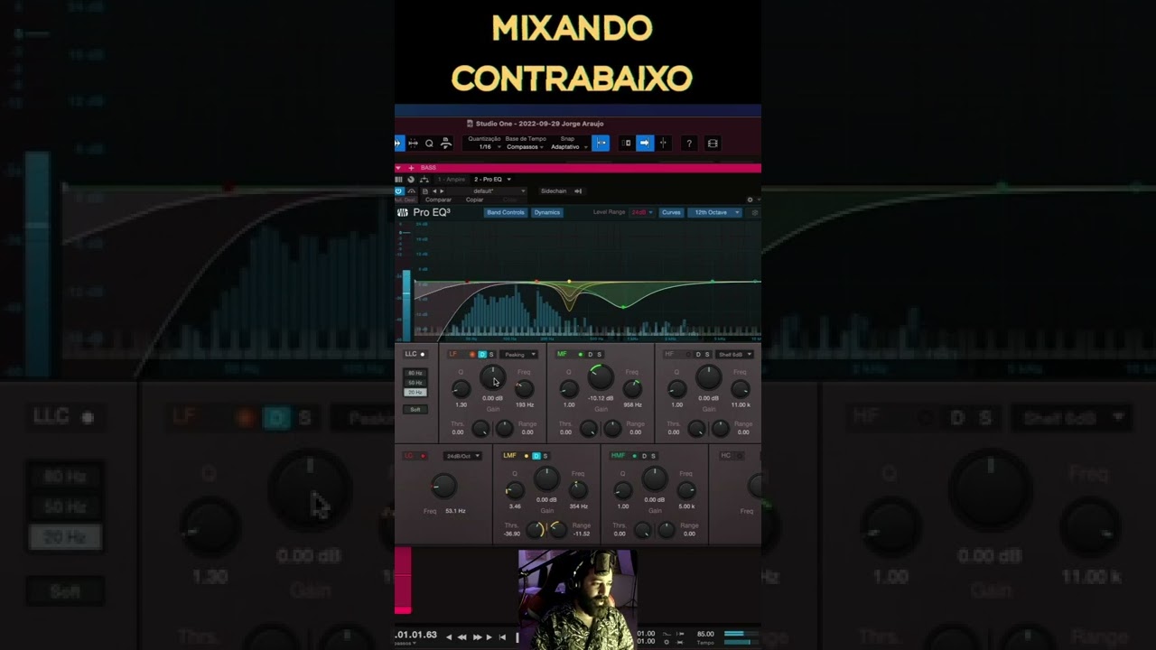 Mixando Contrabaixo #shorts