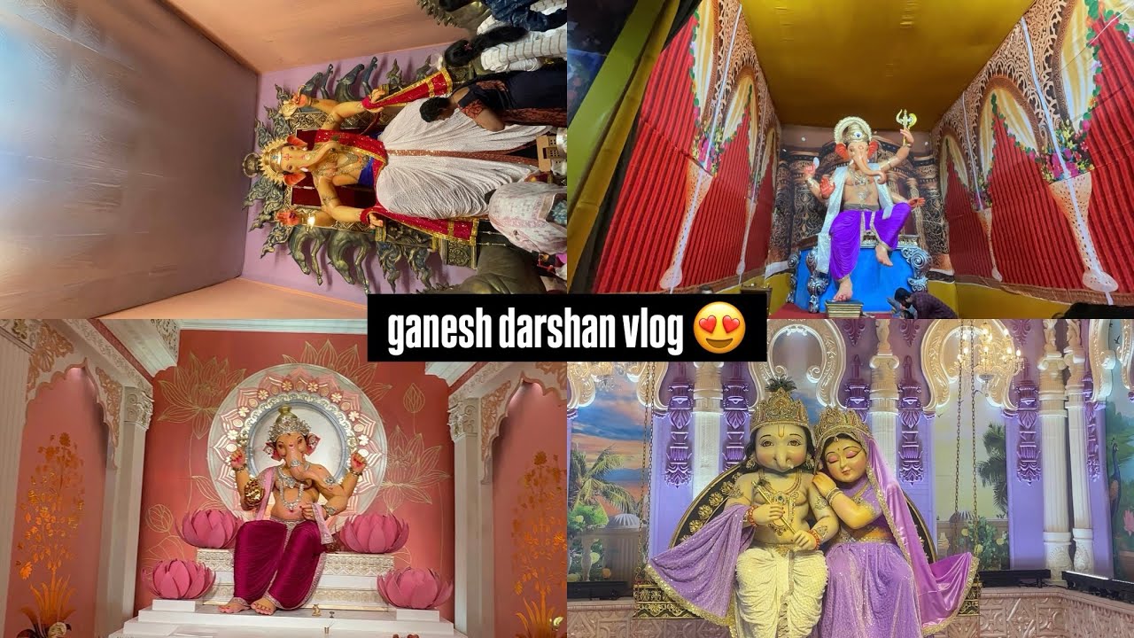 Vadodara’s Grand Ganesh Utsav 2025 | Top Mandals & Darshan Tour😍🙏 #vadodara #thenamemonuu 