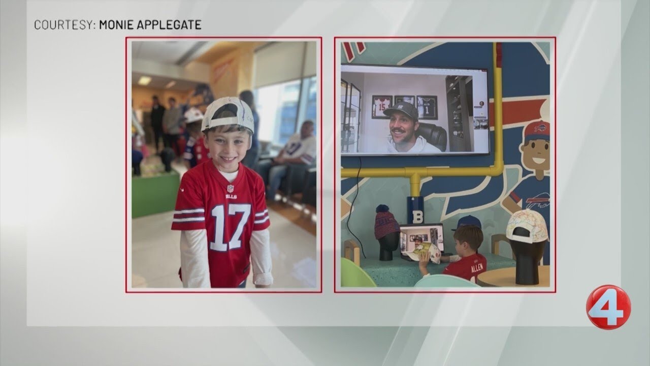 Young Oishei patient responds to Josh Allen's shout out
