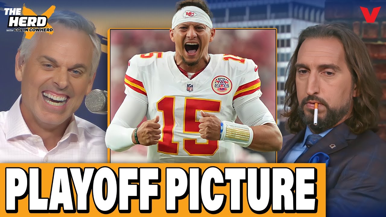 Колин Каухерд и Ник Райт обсуждают фотографию плей-офф НФЛ 2025 года | THE HERD NFL