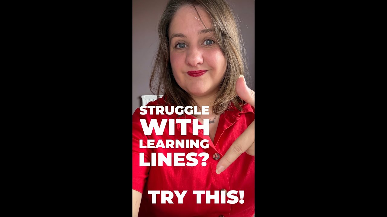 Are you an Actor who struggles with learning lines? Try this memorisation technique!