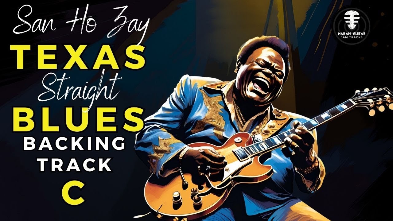 SAN HO ZAY Texas Straight Blues backing track - Freddie King jam in C | SIMPLY THE BEST ONE