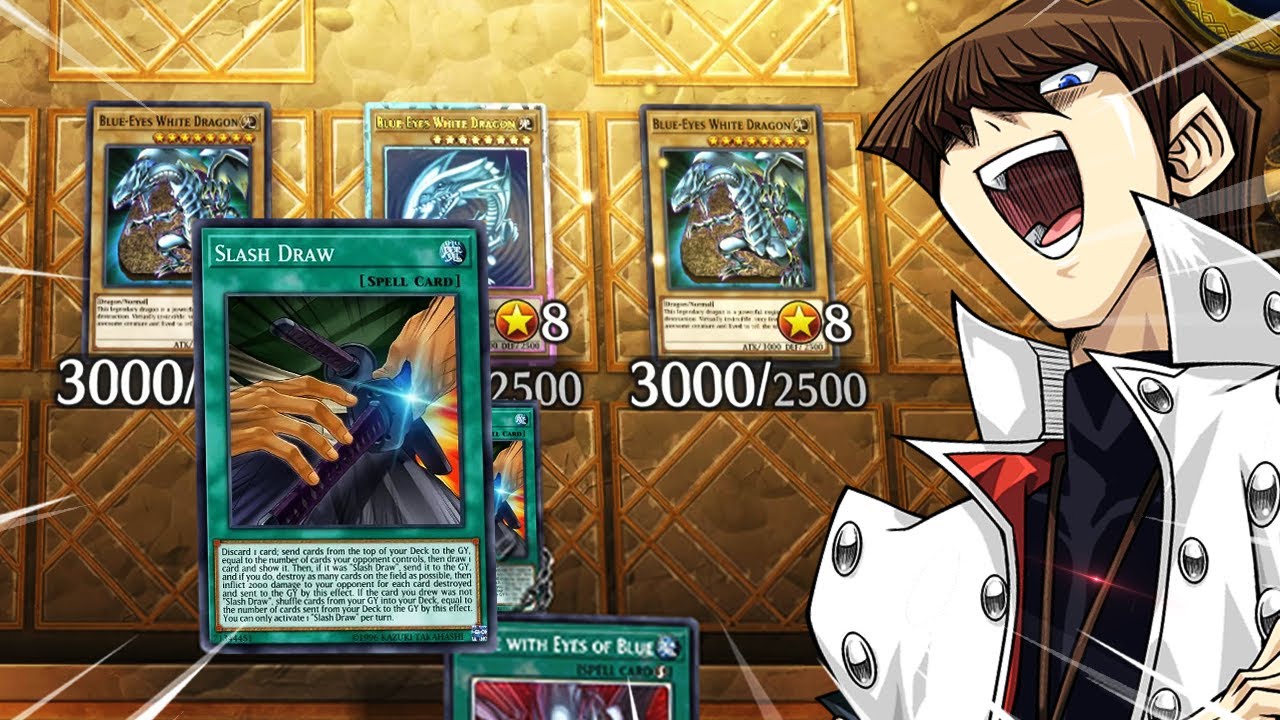 WHEN KAIBA SUMMON 3 BLUES AND SLASH DRAW A META SHEEP IN YUGIOH MASTER DUEL