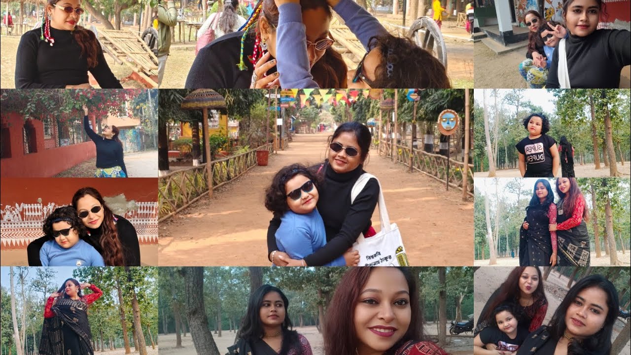 শান্তিনিকেতনে ঘুরে দেখলাম বিশ্বভারতী ক্যাম্পাস, মিউজিয়াম আর সৃজনীশিল্প গ্ৰাম ।।#santiniketan 