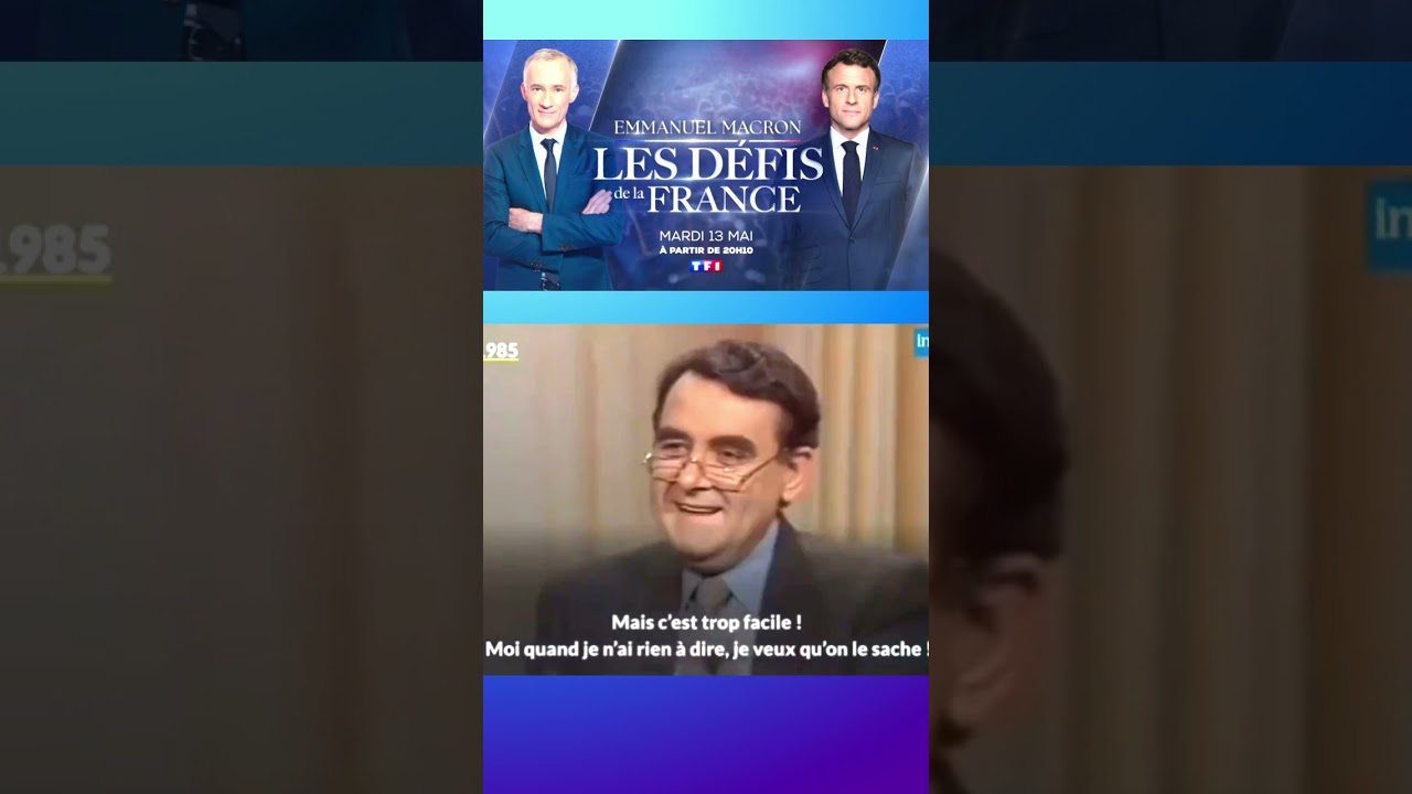 Macron expliqu&eacute; par Raymond Devos