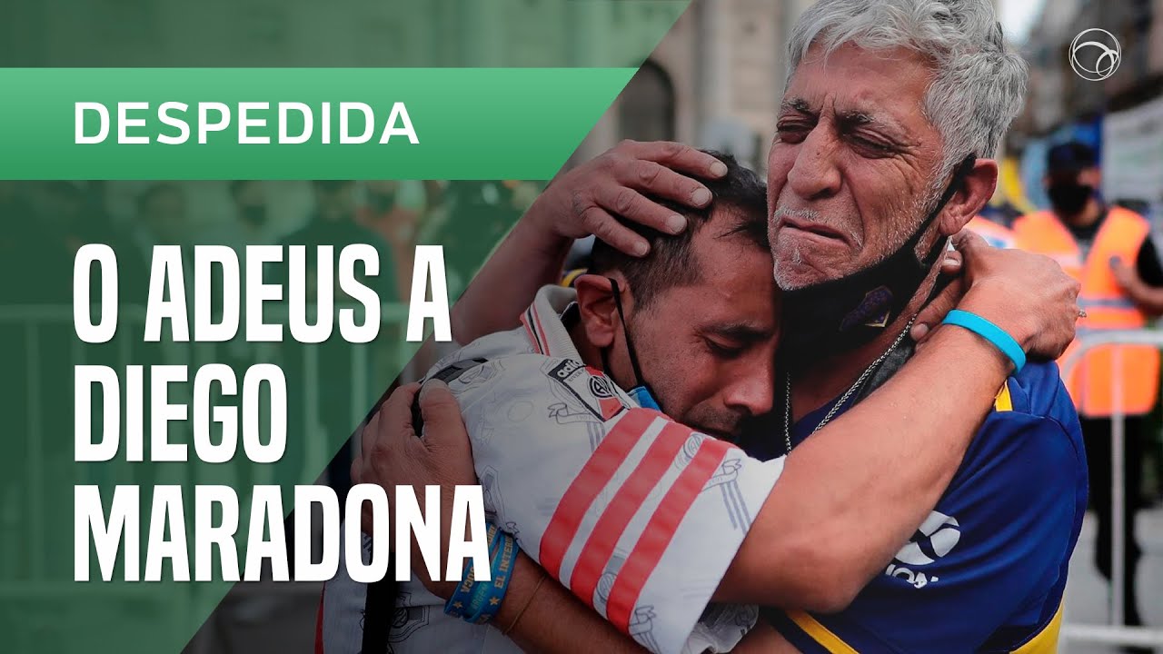 Confusão e lágrimas marcam adeus a Diego Maradona