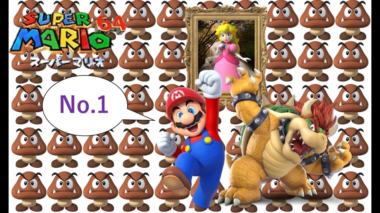 【スーパーマリオ64】No.01ピーチ姫にお茶会を誘われて…Super Mario 64≪今日もゲーム実況やっていきます。≫攻略